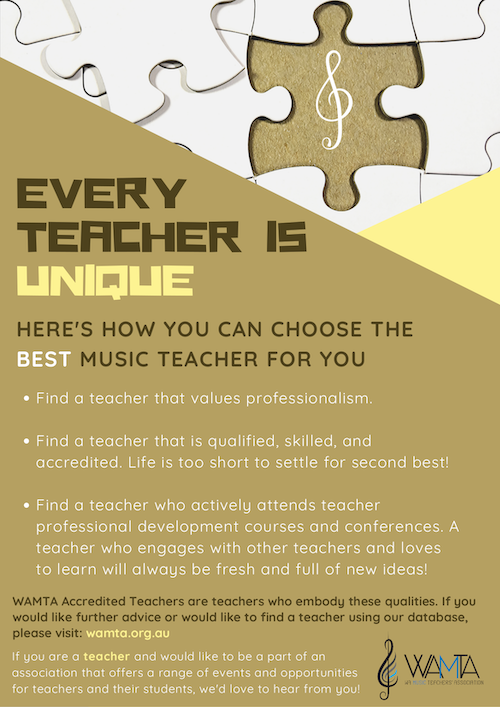 Every teacher is unique. Here's how you can choose the best music teacher for you.